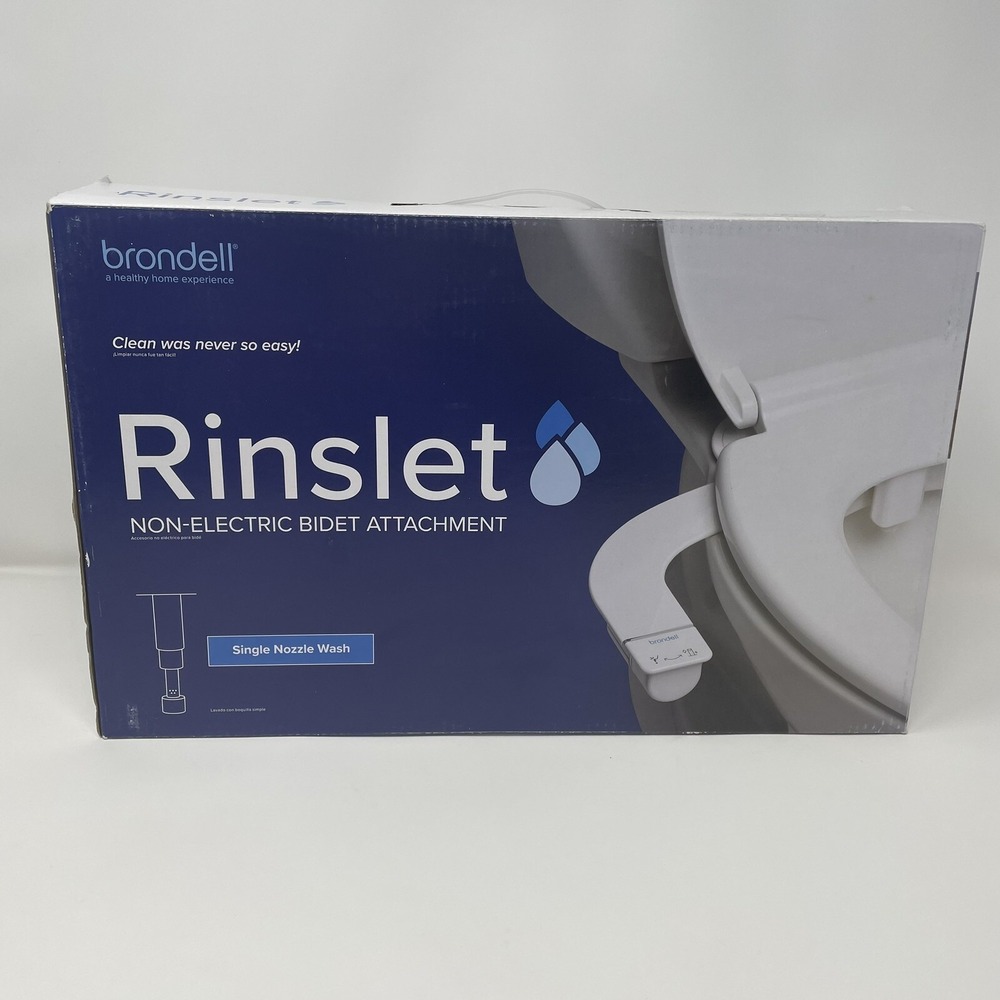 Brondell Rinslet Non Electric Bidet Toilet Attachment Single Nozzle WS-11 New